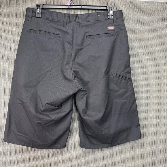 Dickies Mens Black Shorts Size 34 Polyester & Cotton Blend - Picture 2 of 9
